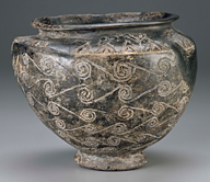 Bowl with Running-Spiral Decoration: 13.5083