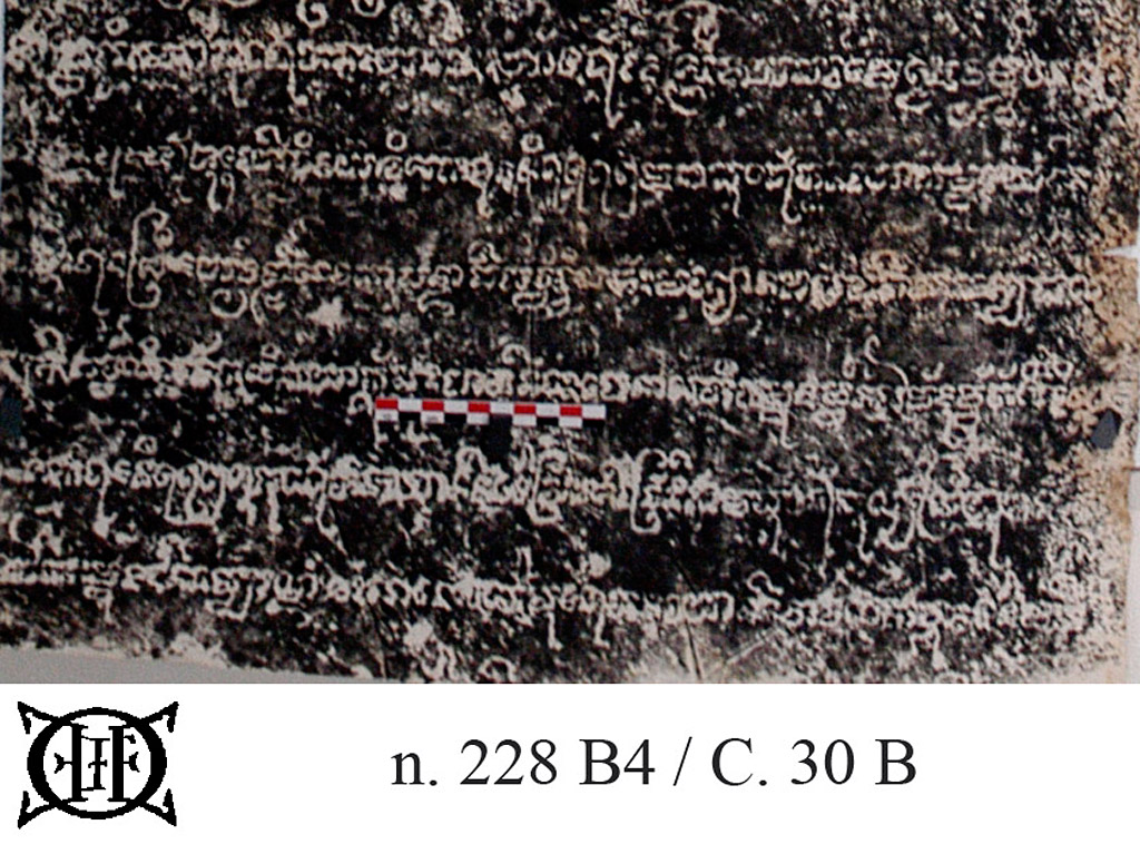 Photograph of an EFEO estampage under n. 228.