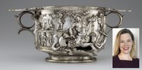 Clare Fitzgerald and Cup with Centaurs and Cupid