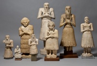 Sumerian Worshipper Figurines.