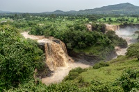 Aerial view of the Blue Nile Falls, Eithiopia