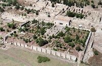 an image of Madinat al Zahra, Partial aerial view