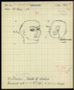 27. Field card: head of a statue