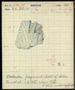 33. Field card: head of a female figure