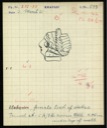 38. Field object card, Khafajah: head of a female figure