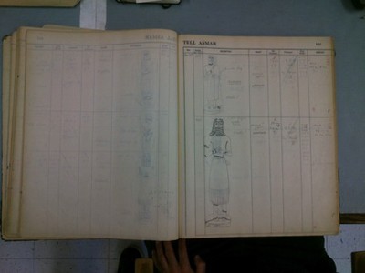 41. Field register of objects, Tell Asmar