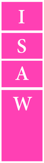 ISAW logo pink