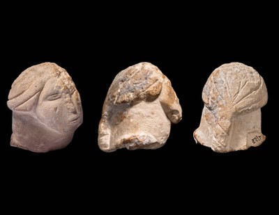 Head with Braided Hair