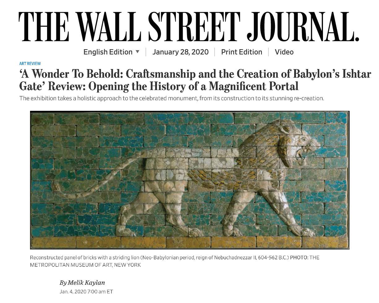 WSJ Ishtar Review Heading