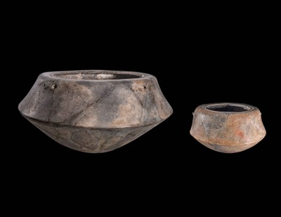 Two Carinated Bowls with Incised Decoration