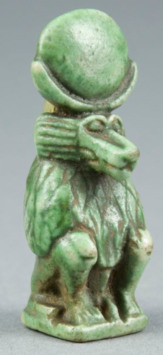 Amulet of the God Thoth as a Baboon