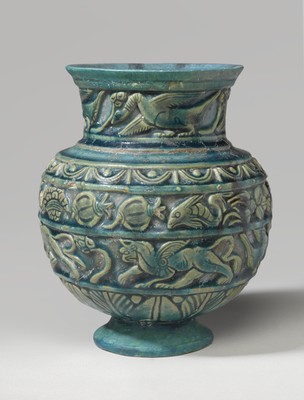 Vessel with Decorative Motifs in Registers 