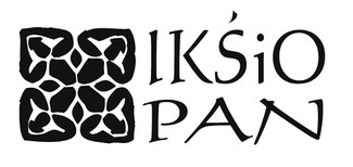 The logo of the Institute of Mediterranean and Oriental Cultures of the Polish Academy of Sciences (IKŚIO PAN), consisting of a geometric design alongside the text IKŚIO PAN.