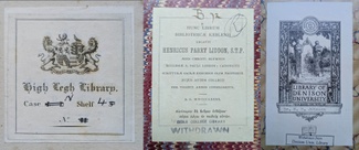 3 bookplates from the ISAW Library
