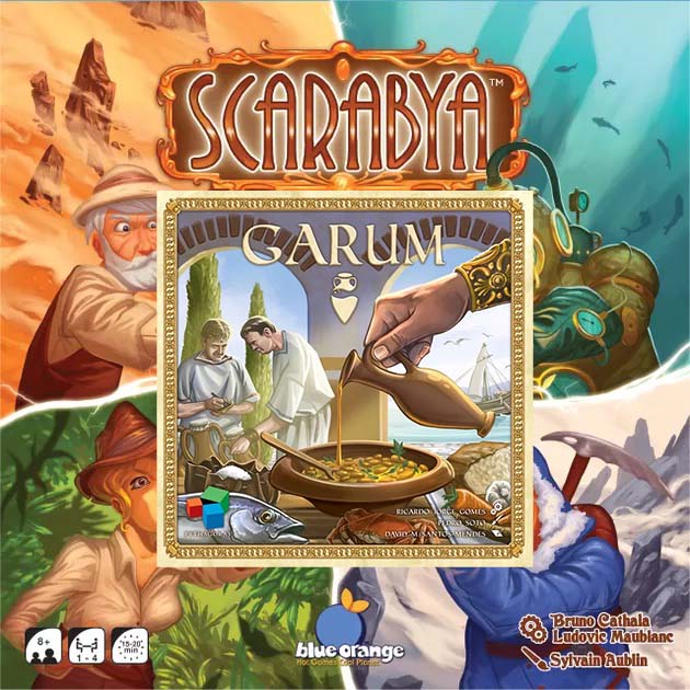 ISAW Library Game Night Review: Scarabya and Garum