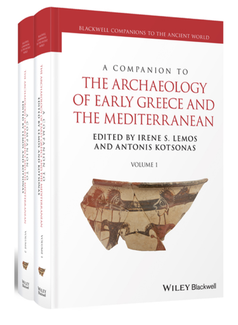 Cover of Antonis Kotsonas book "A Companion to the Archaeology of Early Greece and the Mediterranean"