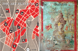 Two covers of previous The Art Bulletin publications