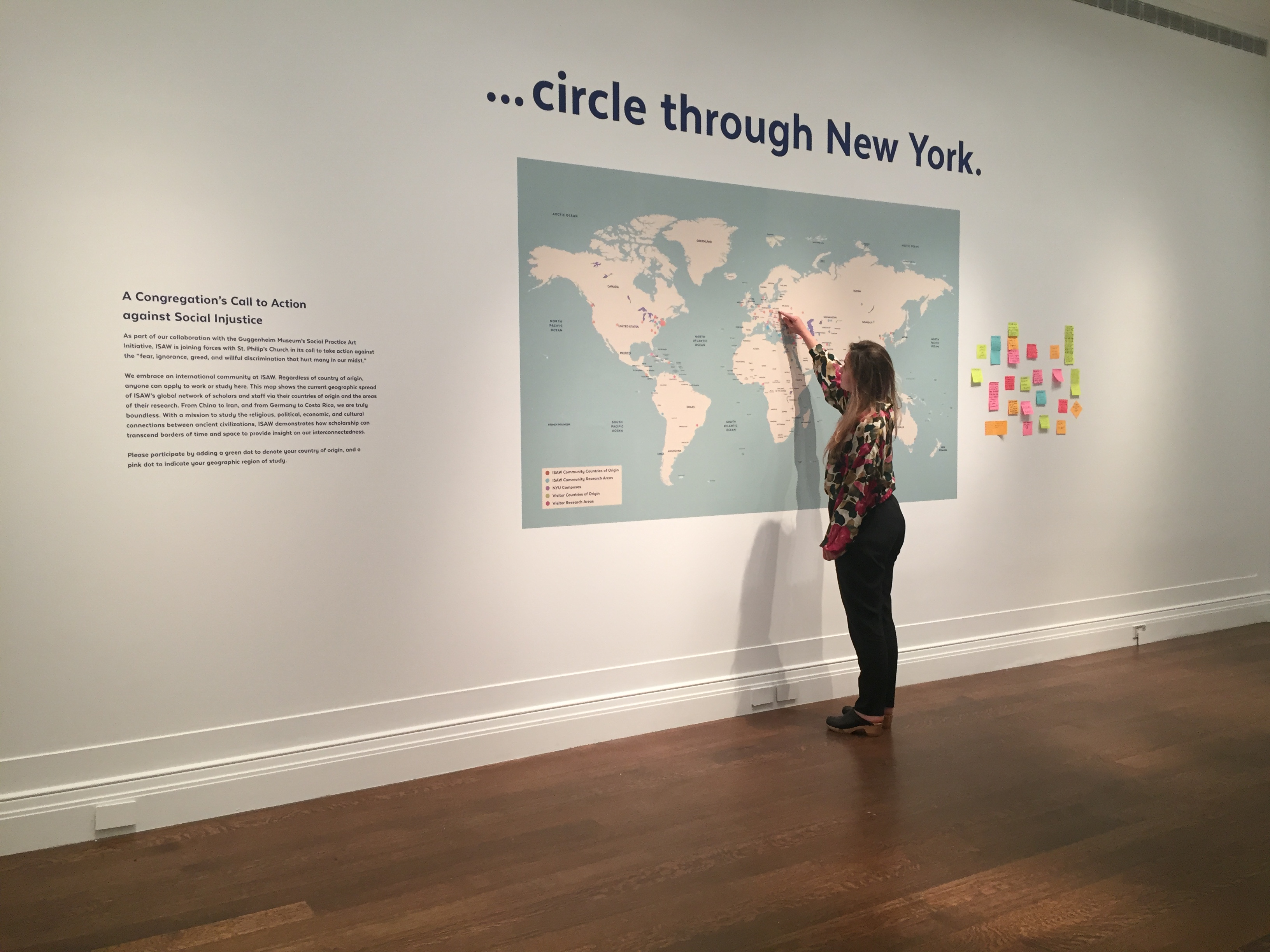 ". . . circle through New York" Continues. ISAW and St. Philip’s Church Invite You in a Call to Action! 