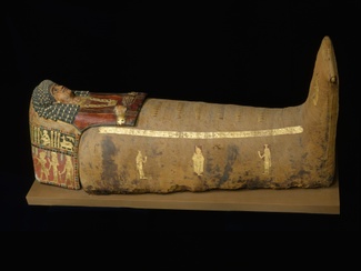 Photo of an Egyptian mummy.