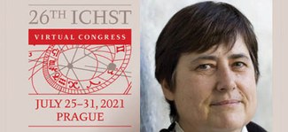 International Congress of History of Science and Technology in Prague Banner with Christine Proust's Image