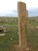 Deer stones.  Khanui Valley.  Late second millenium BCE.