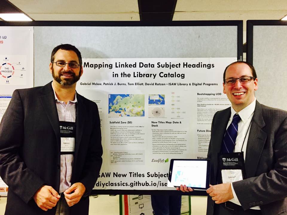 ISAW Library Participates in the Annual Conference of the Alliance of Digital Humanities Organizations