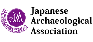 a purple circular logo with the words "Japanese Archaeological Association" to the right of it