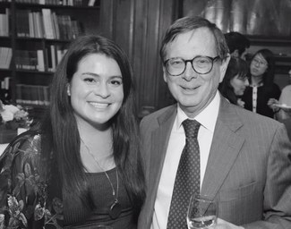 Prof. Irene Soto Marín with her PhD advisor and Leon Levy Emeritus Director of ISAW Prof. Roger Bagnall 