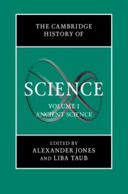 Cambridge History of Science Volume 1 Cover