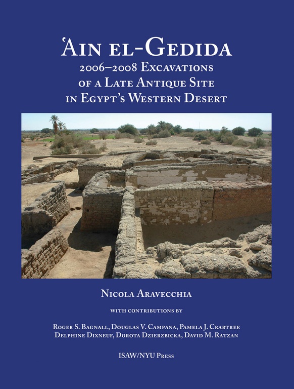 Cover of the book, which displays the title and author's name in white text on a blue background. A photograph of ancient stone walls occupies the center of the image.