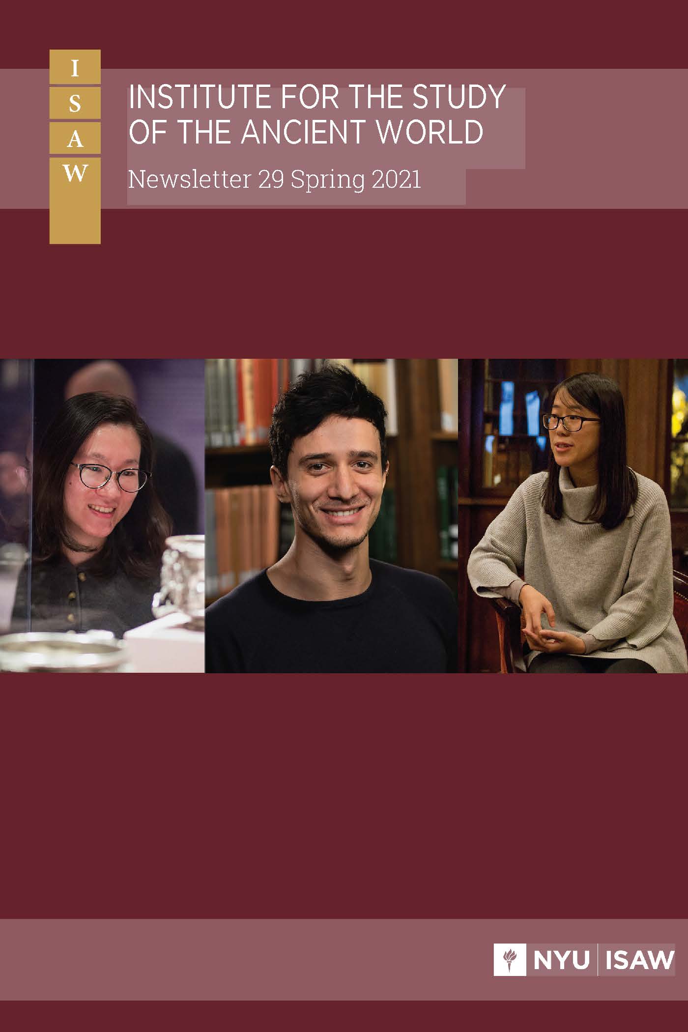 newsletter cover featuring phd graduates