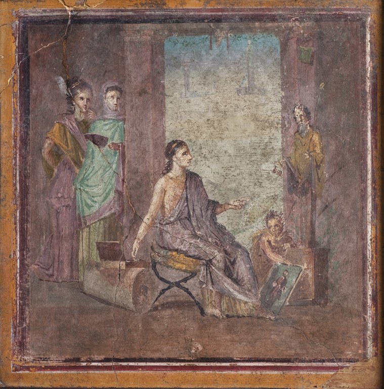 Painter 1st century CE Fresco House of the Surgeon, Pompeii H. 45.4 cm; W. 45 cm; D. 6.4 Museo Archeologico Nazionale di Napoli: MANN 9018