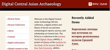 Digital Central Asian Archaeology (DCAA) Collection
