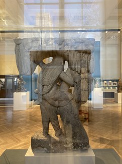 Fig. 58b: British Museum Sanchi yakshi (from behind)