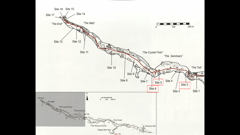 map of cave