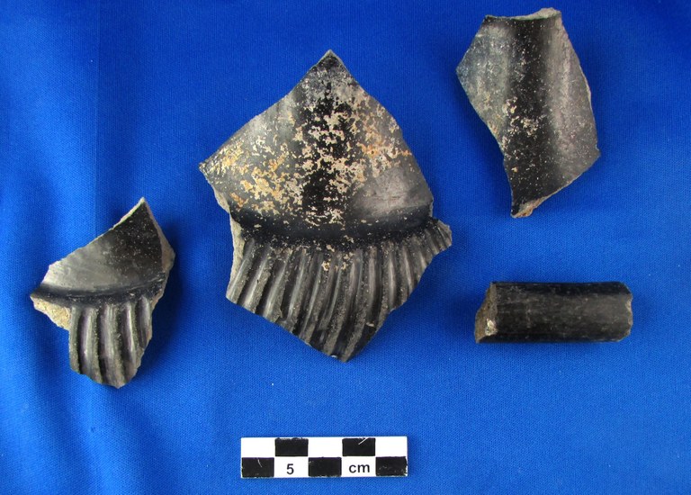 Black glazed fragments from B.5