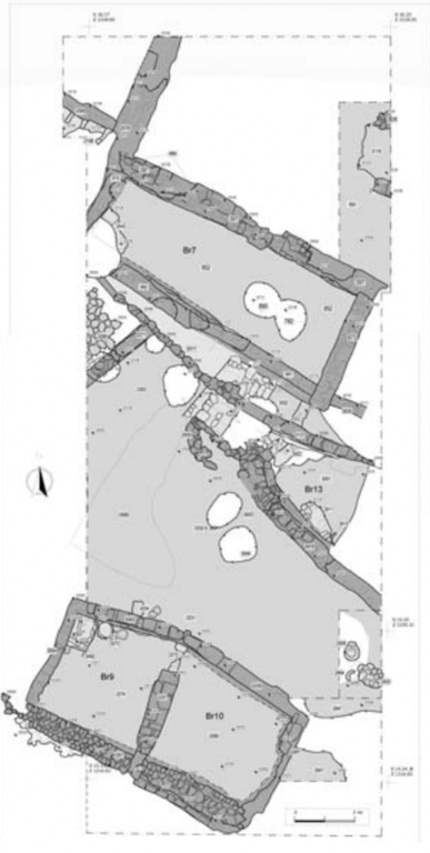 Plan of Mid-First M. BCE in Op. B.